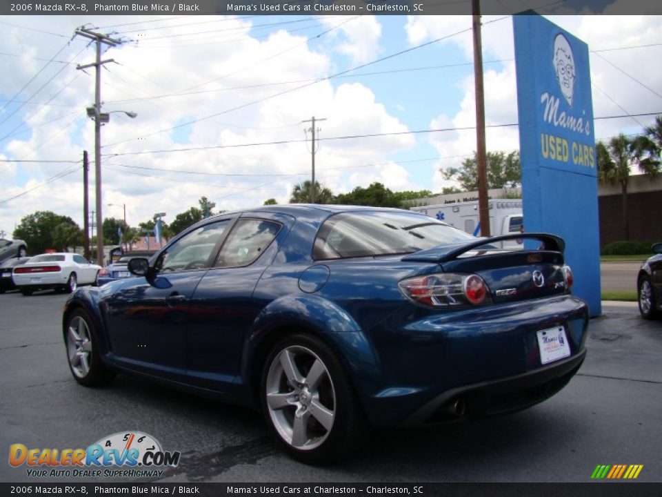 2006 Mazda RX-8 Phantom Blue Mica / Black Photo #6