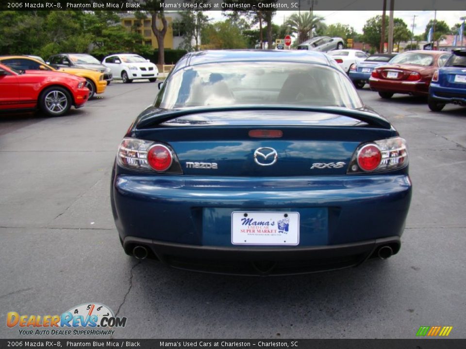 2006 Mazda RX-8 Phantom Blue Mica / Black Photo #7