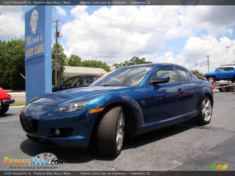 2006 Mazda RX-8 Phantom Blue Mica / Black Photo #30