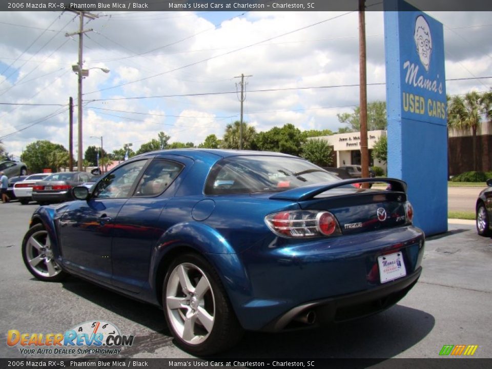 2006 Mazda RX-8 Phantom Blue Mica / Black Photo #31