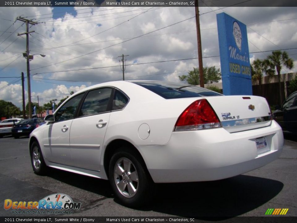 2011 Chevrolet Impala LT Summit White / Ebony Photo #6