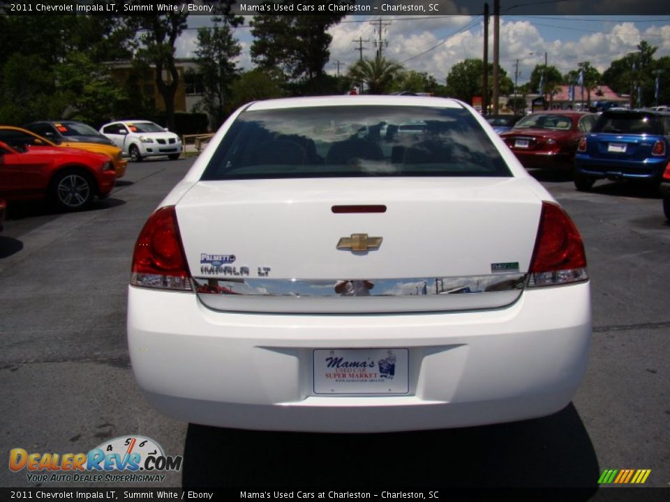 2011 Chevrolet Impala LT Summit White / Ebony Photo #7