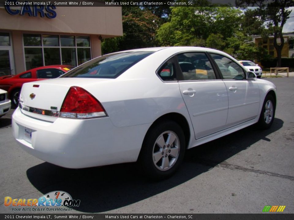 2011 Chevrolet Impala LT Summit White / Ebony Photo #8