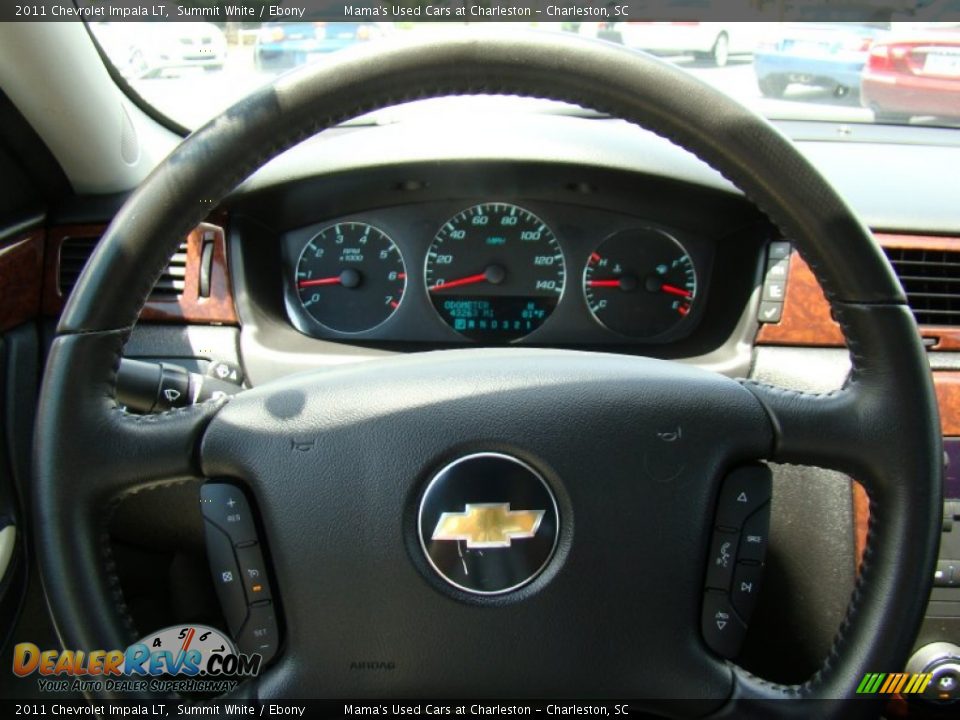 2011 Chevrolet Impala LT Summit White / Ebony Photo #21