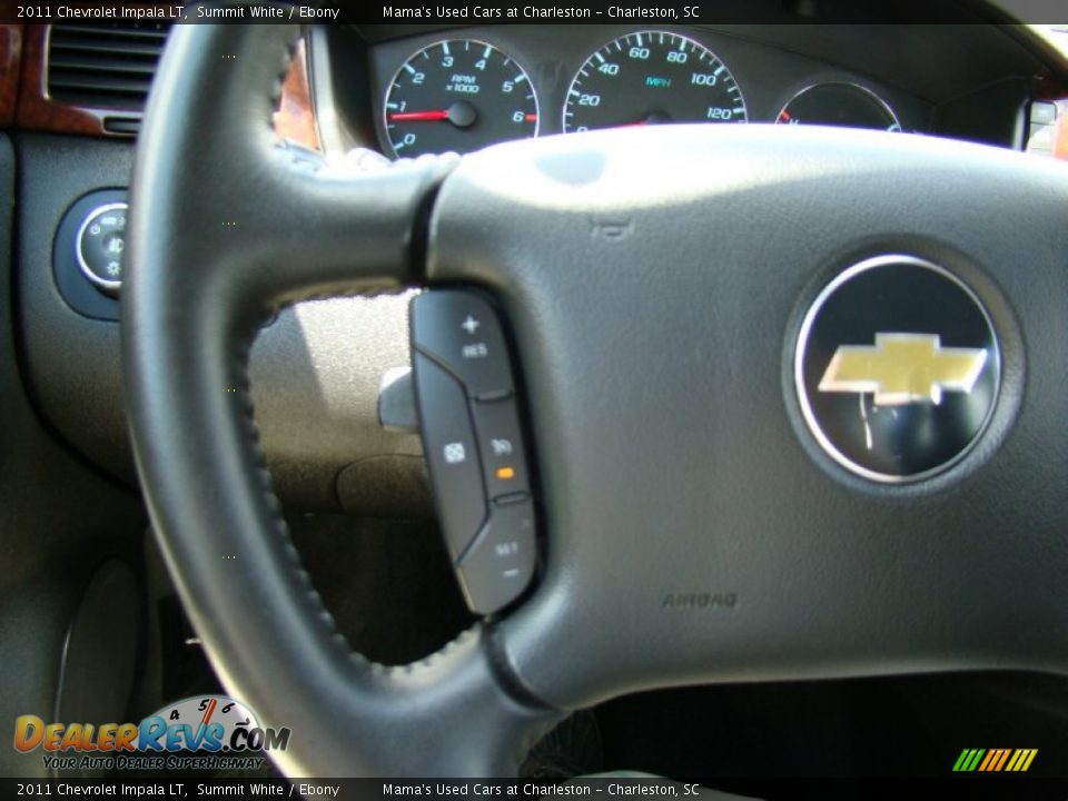 2011 Chevrolet Impala LT Summit White / Ebony Photo #22
