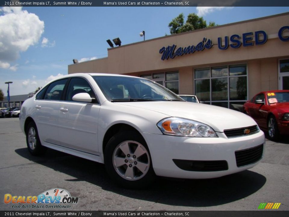 2011 Chevrolet Impala LT Summit White / Ebony Photo #29