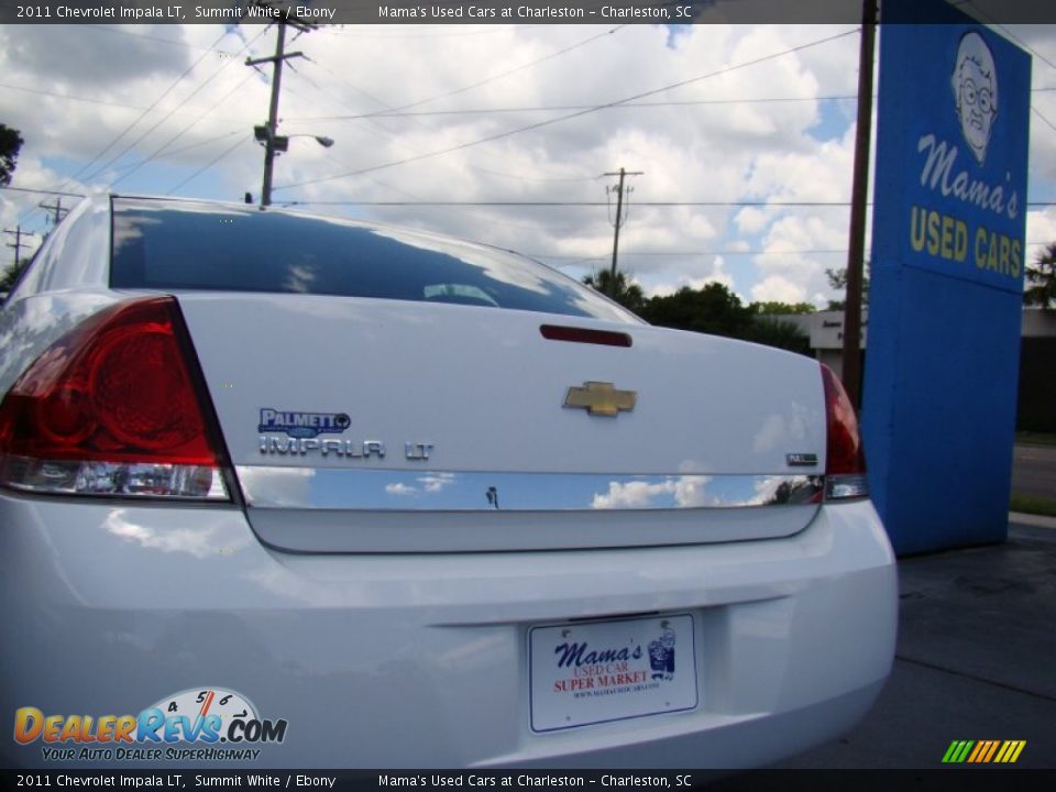 2011 Chevrolet Impala LT Summit White / Ebony Photo #34