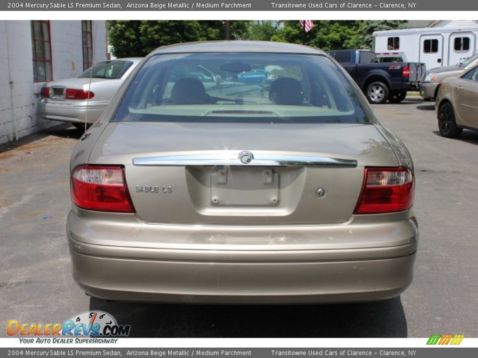 2004 Mercury Sable LS Premium Sedan Arizona Beige Metallic / Medium Parchment Photo #13