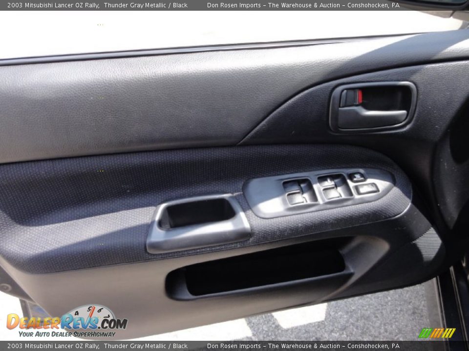 2003 Mitsubishi Lancer OZ Rally Thunder Gray Metallic / Black Photo #15