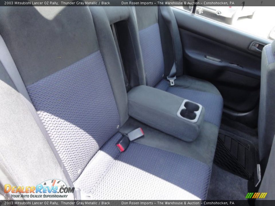 2003 Mitsubishi Lancer OZ Rally Thunder Gray Metallic / Black Photo #26