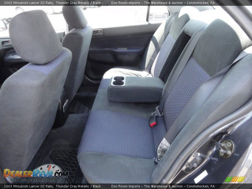 2003 Mitsubishi Lancer OZ Rally Thunder Gray Metallic / Black Photo #28