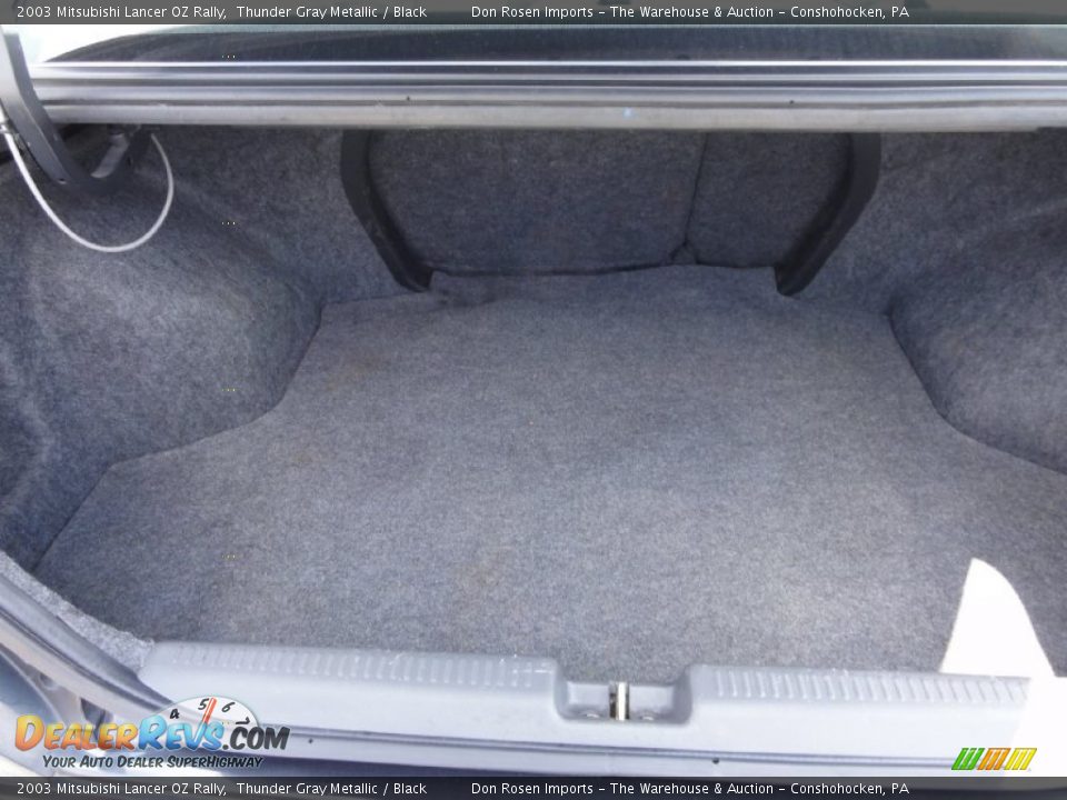 2003 Mitsubishi Lancer OZ Rally Thunder Gray Metallic / Black Photo #32