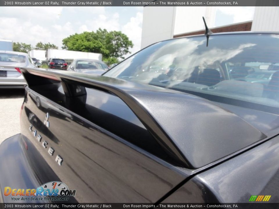 2003 Mitsubishi Lancer OZ Rally Thunder Gray Metallic / Black Photo #34