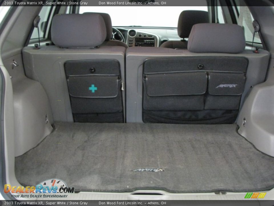 2003 Toyota Matrix XR Super White / Stone Gray Photo #6