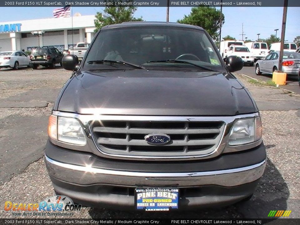 2003 Ford F150 XLT SuperCab Dark Shadow Grey Metallic / Medium Graphite Grey Photo #2