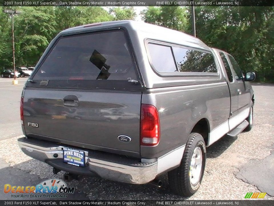 2003 Ford F150 XLT SuperCab Dark Shadow Grey Metallic / Medium Graphite Grey Photo #4