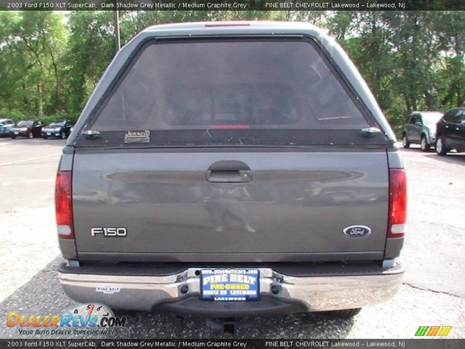 2003 Ford F150 XLT SuperCab Dark Shadow Grey Metallic / Medium Graphite Grey Photo #5