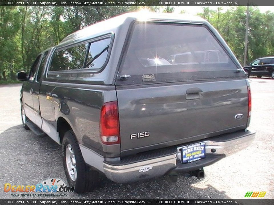 2003 Ford F150 XLT SuperCab Dark Shadow Grey Metallic / Medium Graphite Grey Photo #6