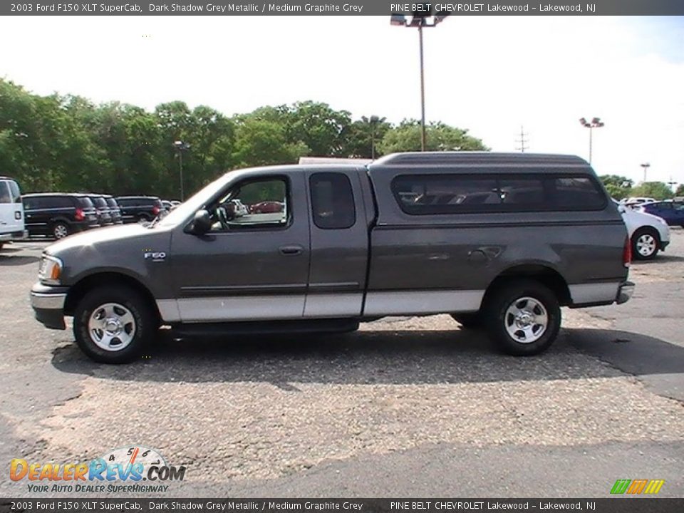 2003 Ford F150 XLT SuperCab Dark Shadow Grey Metallic / Medium Graphite Grey Photo #9