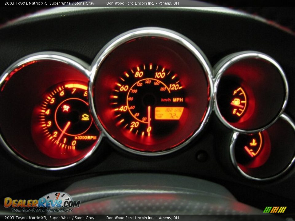 2003 Toyota Matrix XR Super White / Stone Gray Photo #22