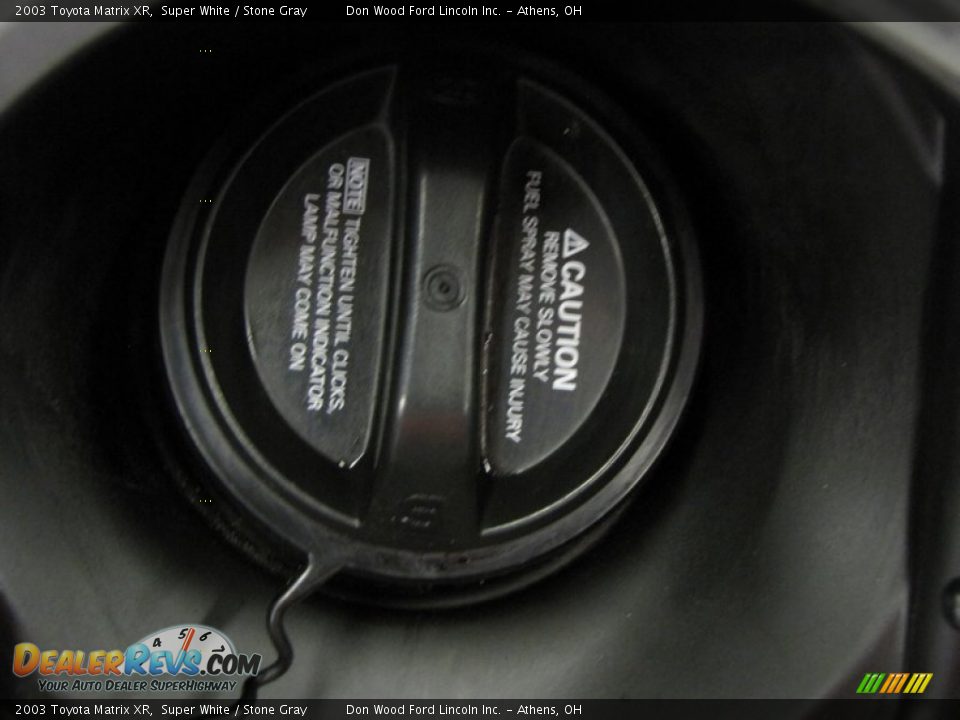 2003 Toyota Matrix XR Super White / Stone Gray Photo #29