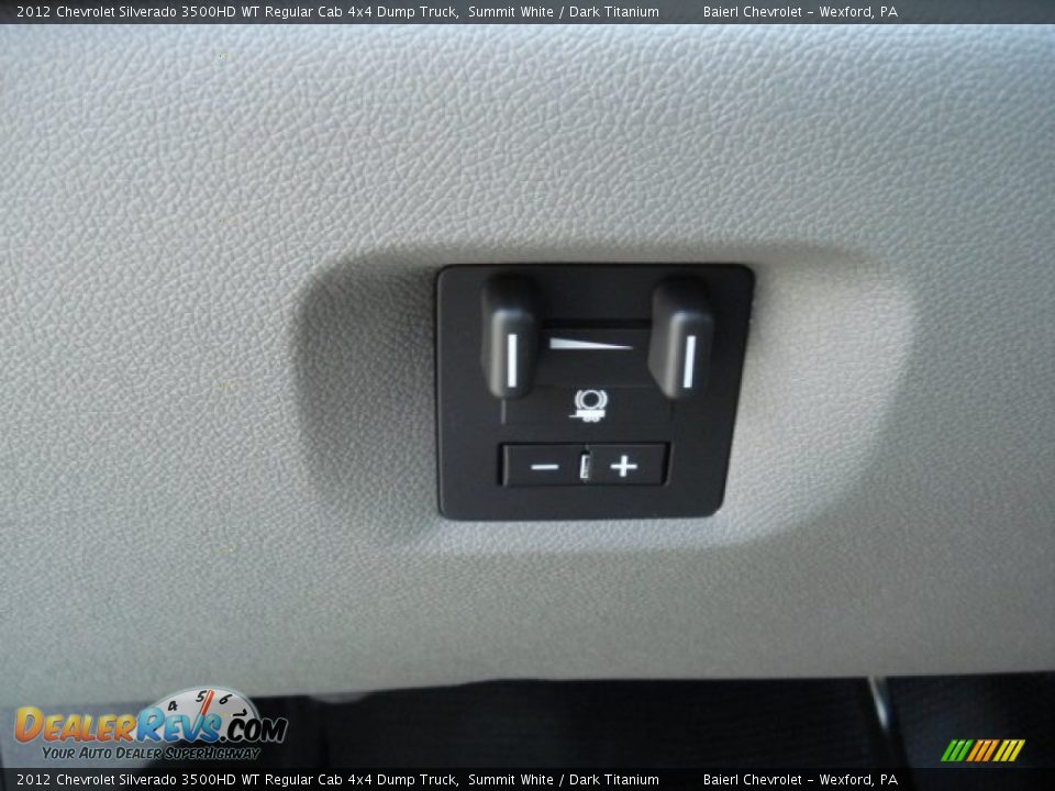 2012 Chevrolet Silverado 3500HD WT Regular Cab 4x4 Dump Truck Summit White / Dark Titanium Photo #14