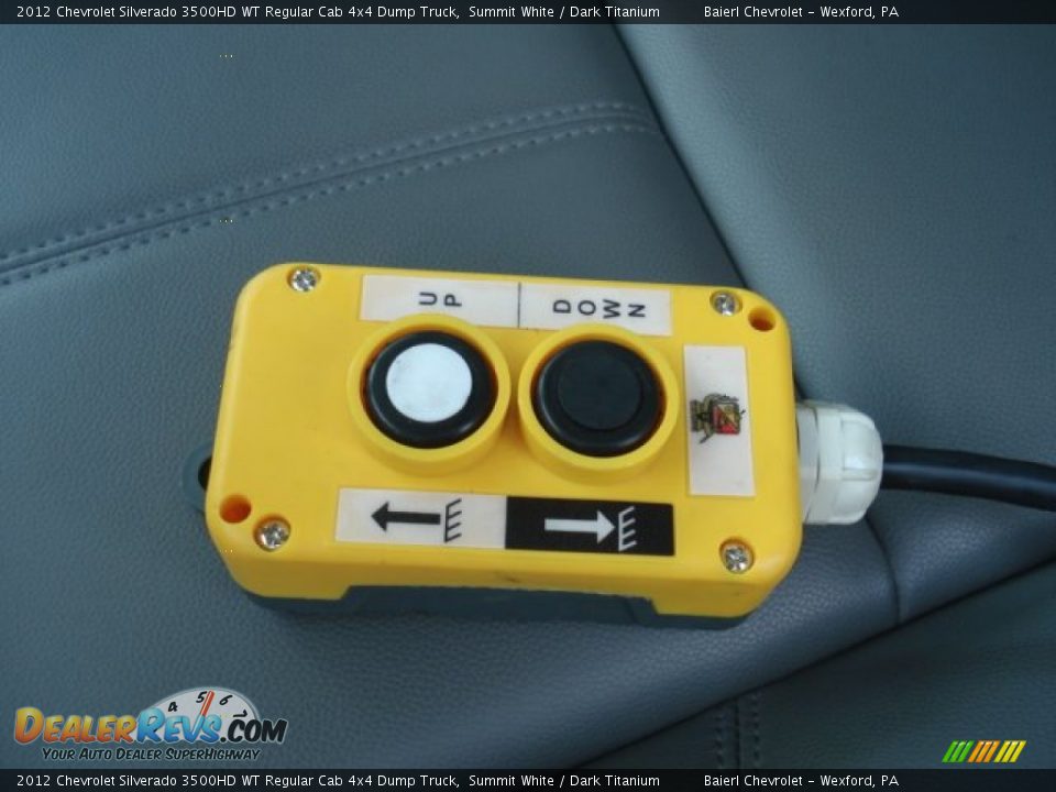 2012 Chevrolet Silverado 3500HD WT Regular Cab 4x4 Dump Truck Summit White / Dark Titanium Photo #18