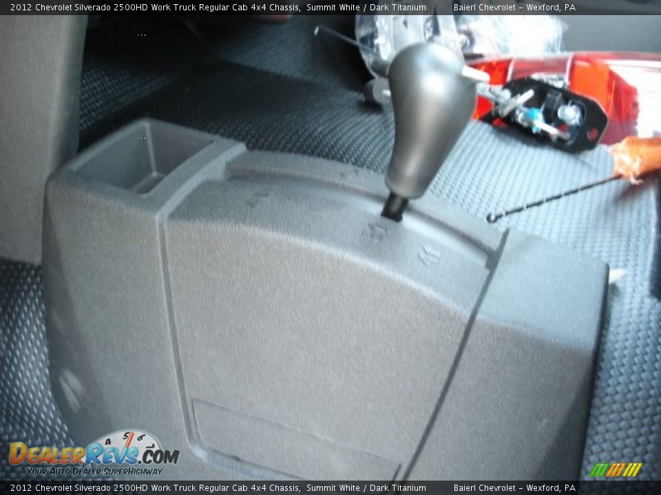 2012 Chevrolet Silverado 2500HD Work Truck Regular Cab 4x4 Chassis Summit White / Dark Titanium Photo #13
