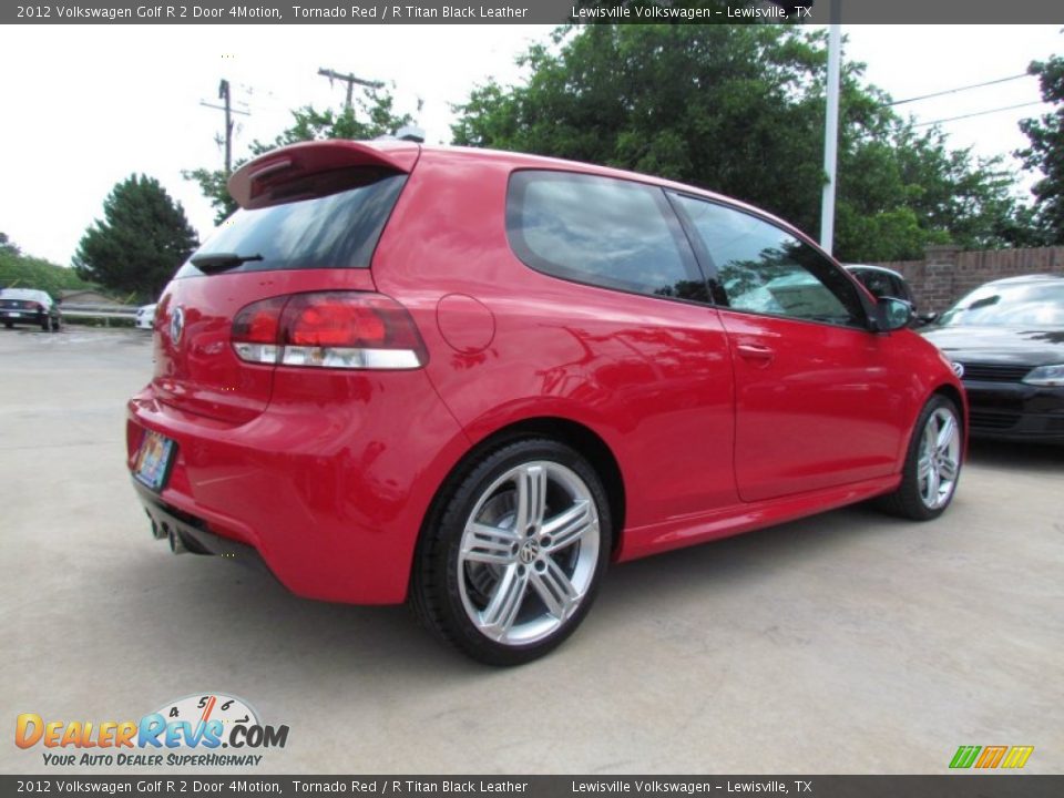 2012 Volkswagen Golf R 2 Door 4Motion Tornado Red / R Titan Black Leather Photo #2