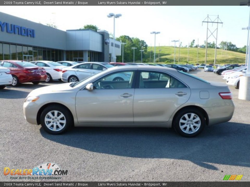 2009 Toyota Camry XLE Desert Sand Metallic / Bisque Photo #4