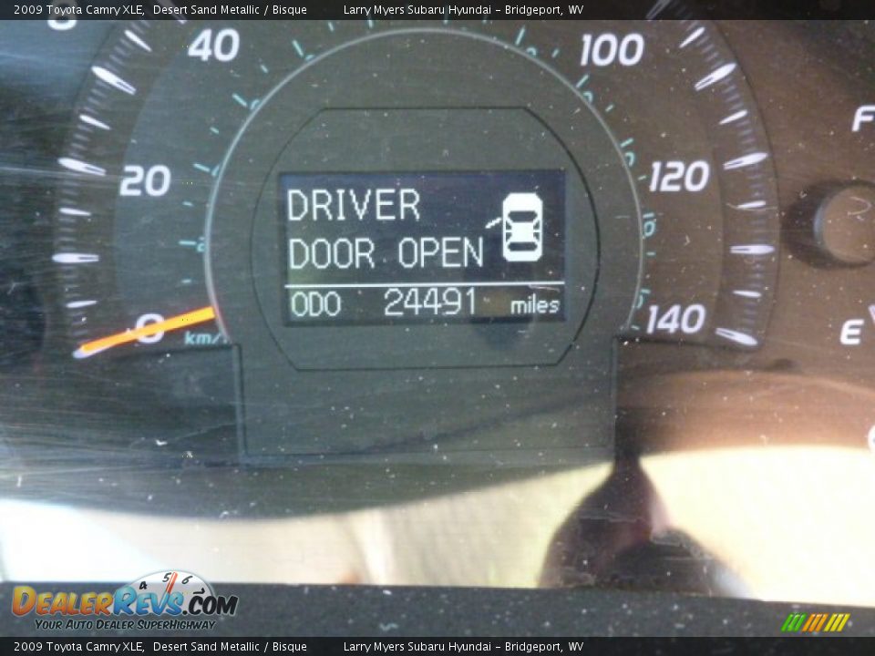 2009 Toyota Camry XLE Desert Sand Metallic / Bisque Photo #20