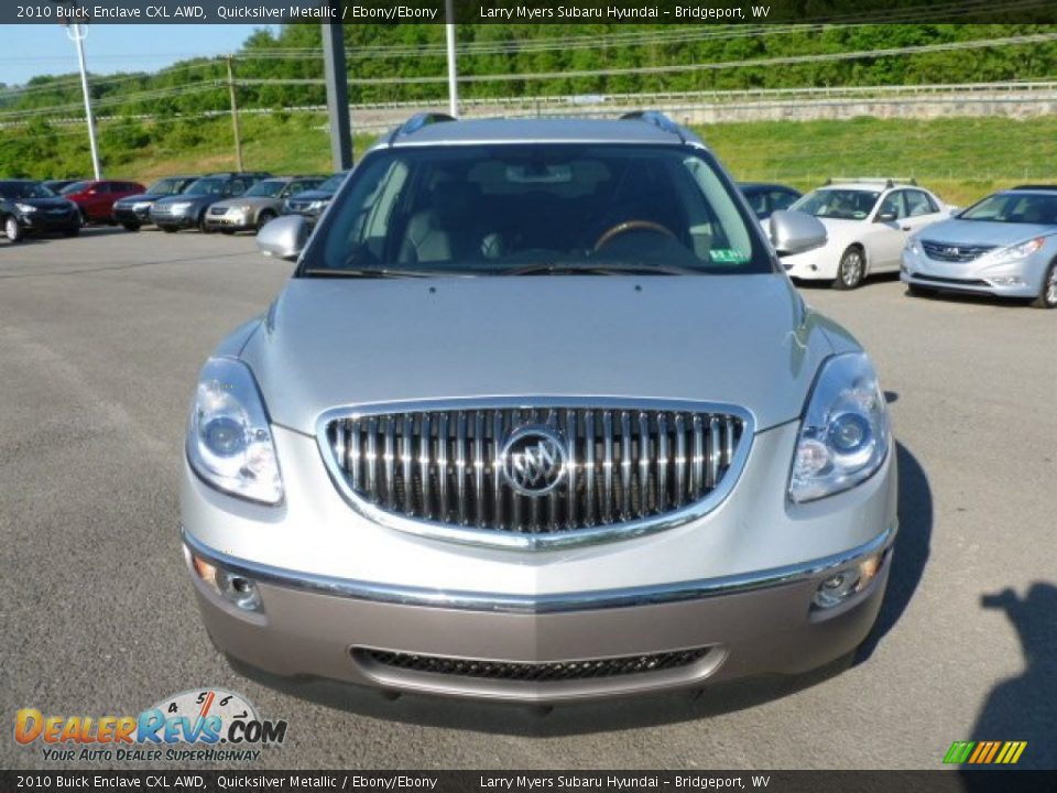 2010 Buick Enclave CXL AWD Quicksilver Metallic / Ebony/Ebony Photo #2