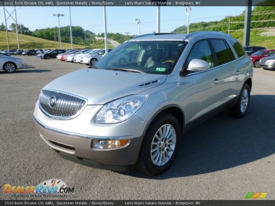 2010 Buick Enclave CXL AWD Quicksilver Metallic / Ebony/Ebony Photo #3