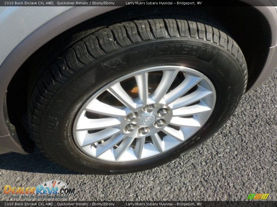 2010 Buick Enclave CXL AWD Quicksilver Metallic / Ebony/Ebony Photo #9