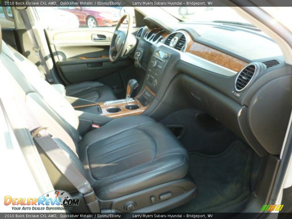 2010 Buick Enclave CXL AWD Quicksilver Metallic / Ebony/Ebony Photo #10