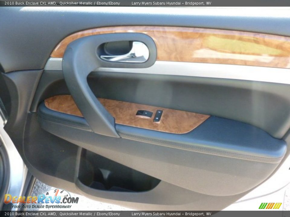 2010 Buick Enclave CXL AWD Quicksilver Metallic / Ebony/Ebony Photo #11