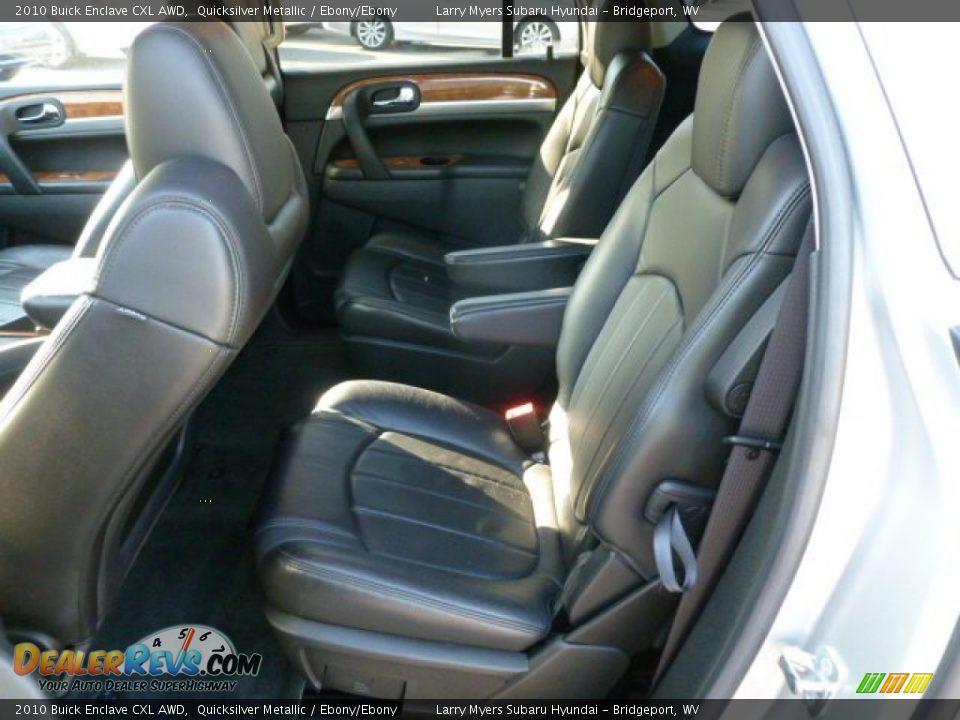 2010 Buick Enclave CXL AWD Quicksilver Metallic / Ebony/Ebony Photo #14