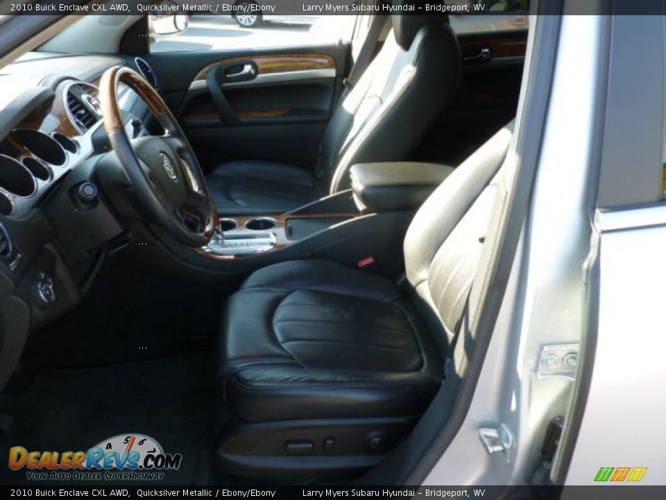 2010 Buick Enclave CXL AWD Quicksilver Metallic / Ebony/Ebony Photo #16
