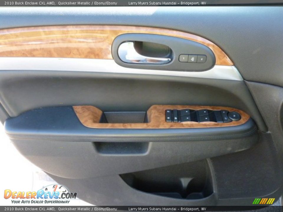 2010 Buick Enclave CXL AWD Quicksilver Metallic / Ebony/Ebony Photo #18