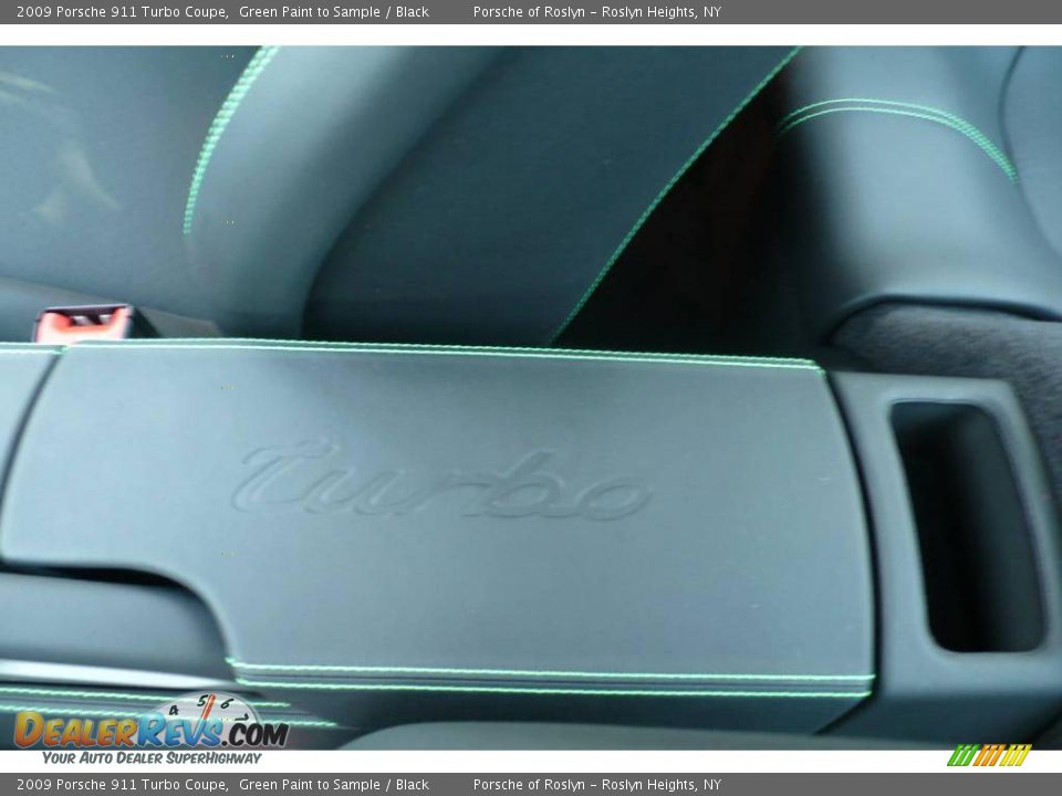 2009 Porsche 911 Turbo Coupe Green Paint to Sample / Black Photo #20