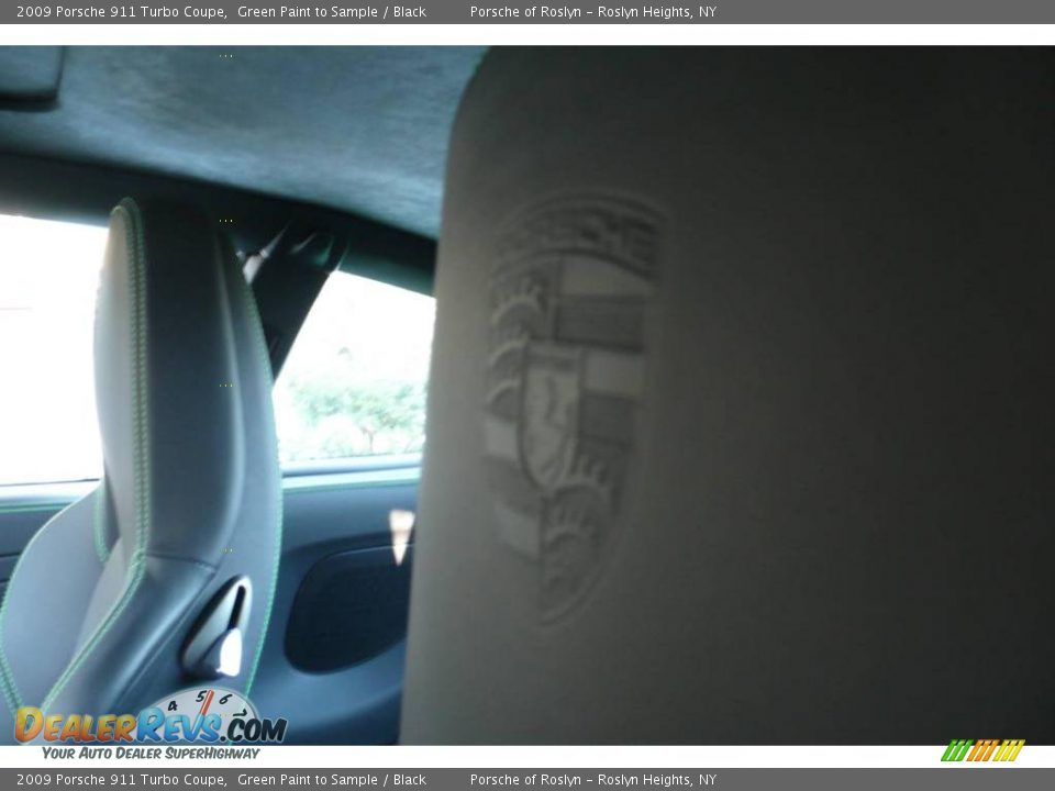 2009 Porsche 911 Turbo Coupe Green Paint to Sample / Black Photo #22