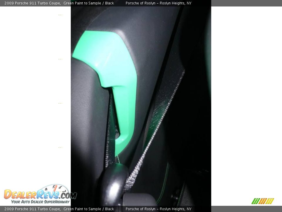 2009 Porsche 911 Turbo Coupe Green Paint to Sample / Black Photo #24