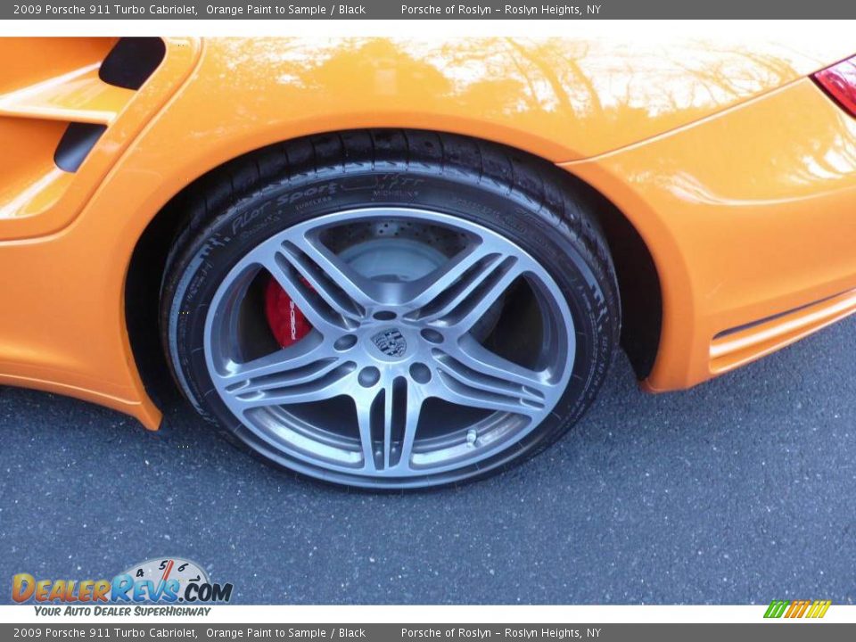 2009 Porsche 911 Turbo Cabriolet Orange Paint to Sample / Black Photo #10