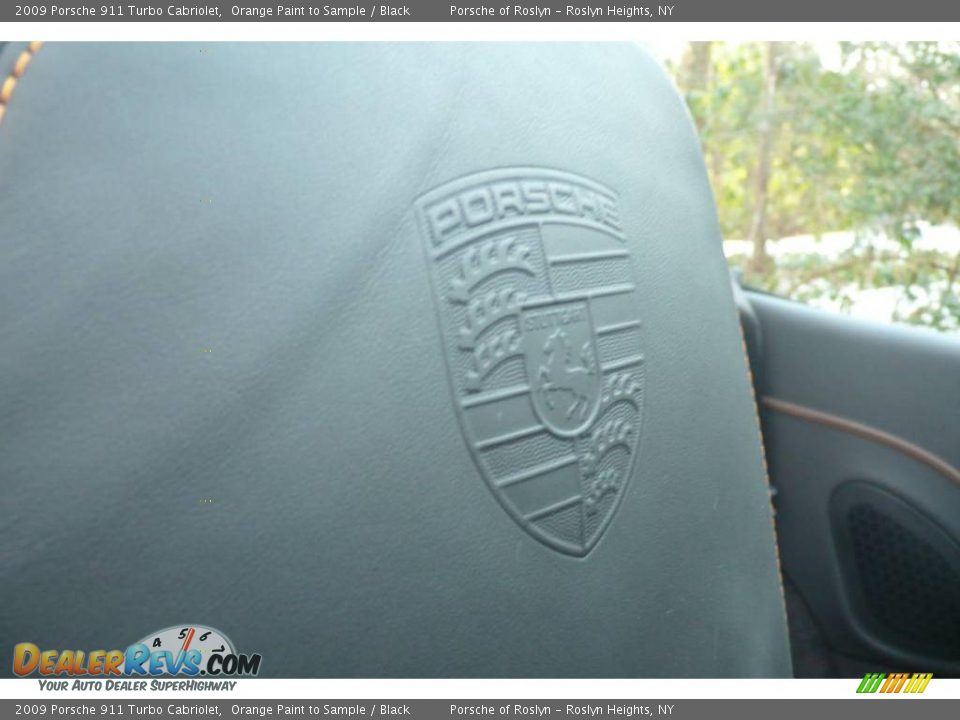 2009 Porsche 911 Turbo Cabriolet Orange Paint to Sample / Black Photo #19