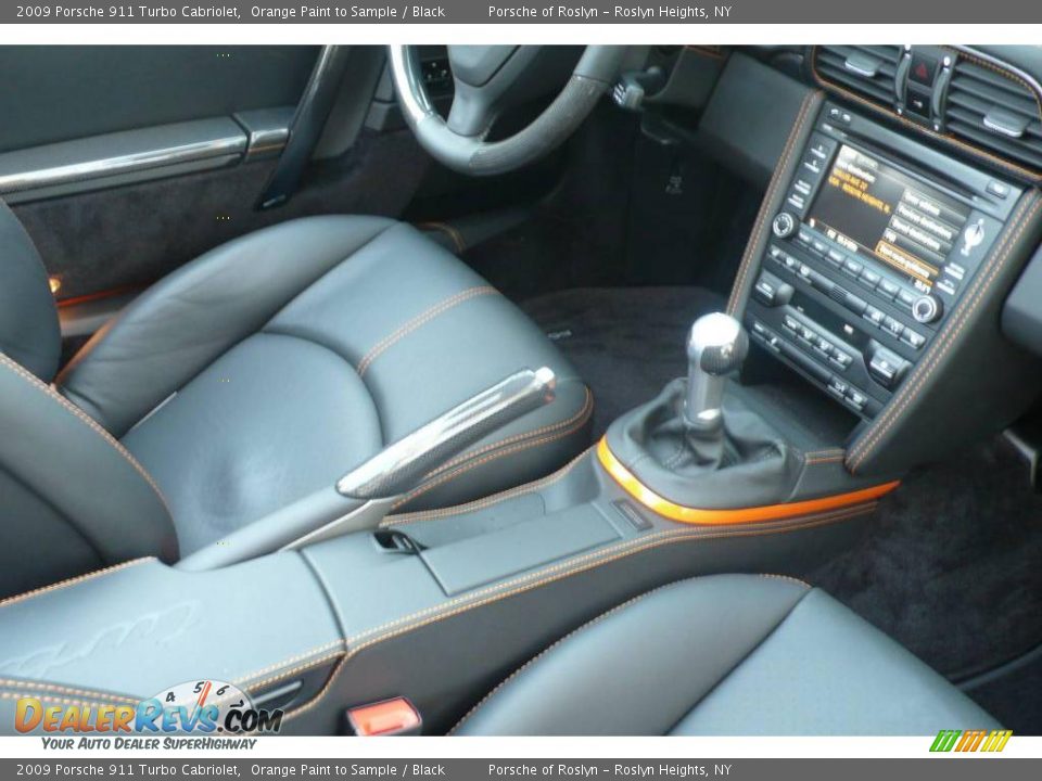 2009 Porsche 911 Turbo Cabriolet Orange Paint to Sample / Black Photo #20