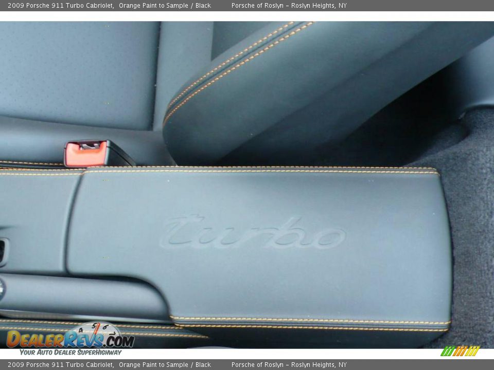 2009 Porsche 911 Turbo Cabriolet Orange Paint to Sample / Black Photo #21