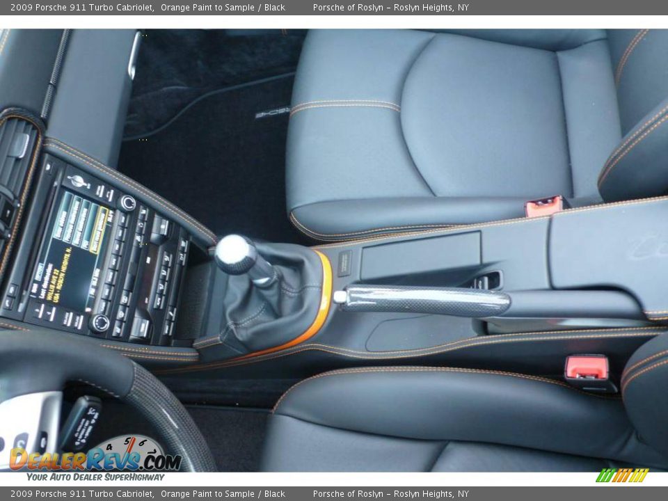 2009 Porsche 911 Turbo Cabriolet Orange Paint to Sample / Black Photo #23