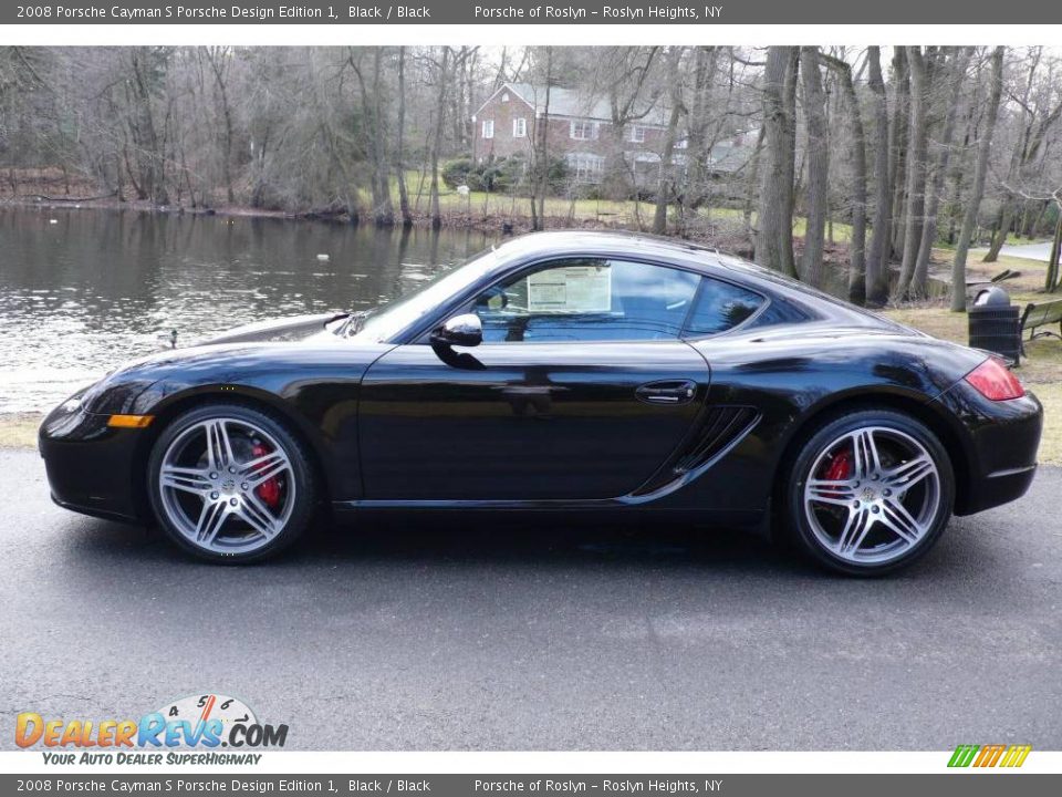 2008 Porsche Cayman S Porsche Design Edition 1 Black / Black Photo #3