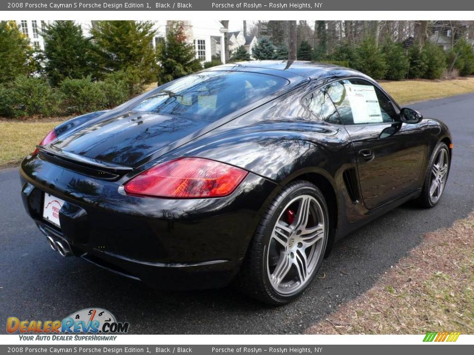2008 Porsche Cayman S Porsche Design Edition 1 Black / Black Photo #6