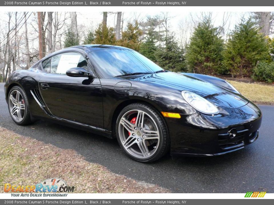 2008 Porsche Cayman S Porsche Design Edition 1 Black / Black Photo #8
